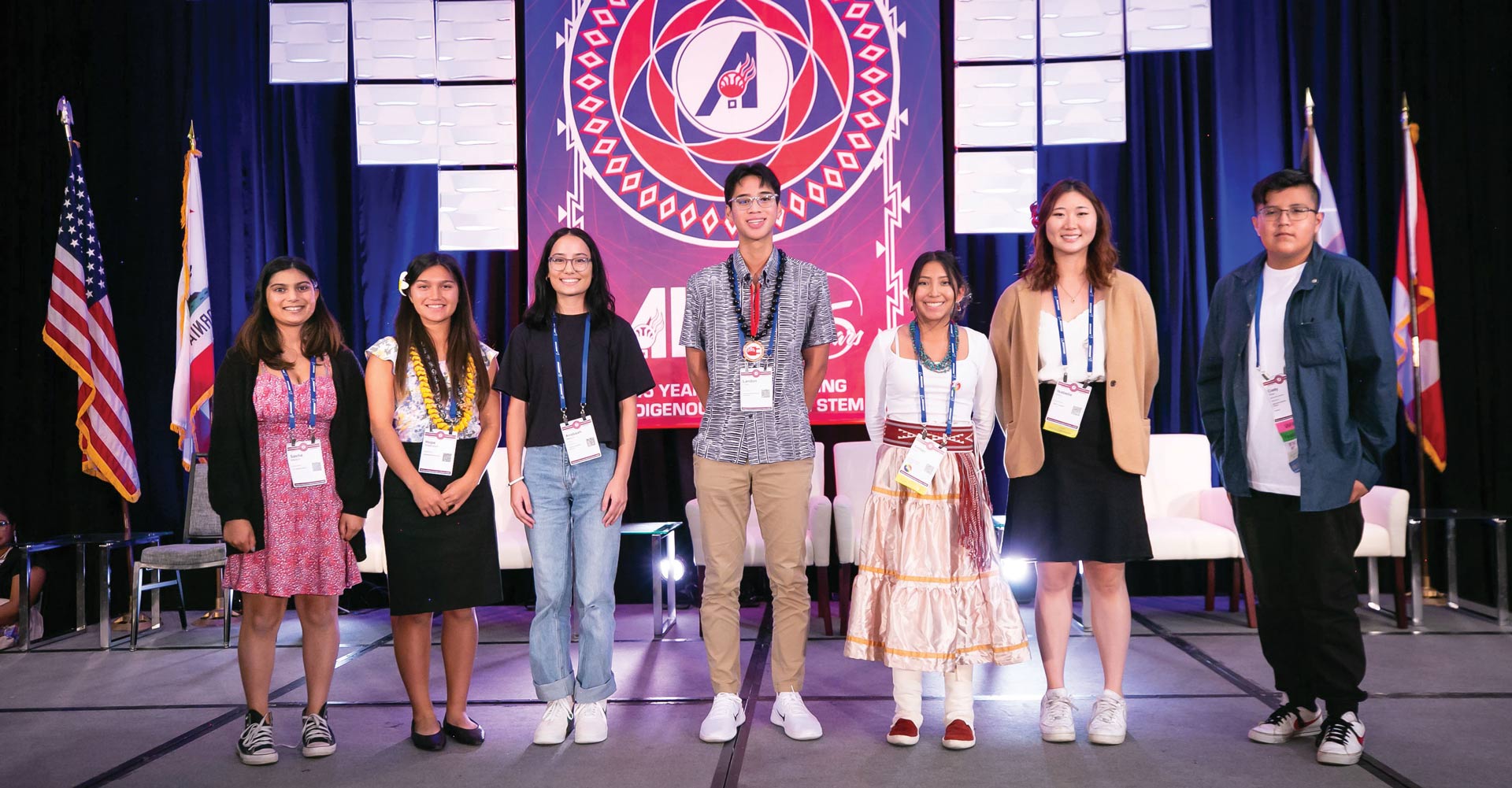 Students at the National AISES conference could participate in a career fair, research competitions, and take in keynote speeches.