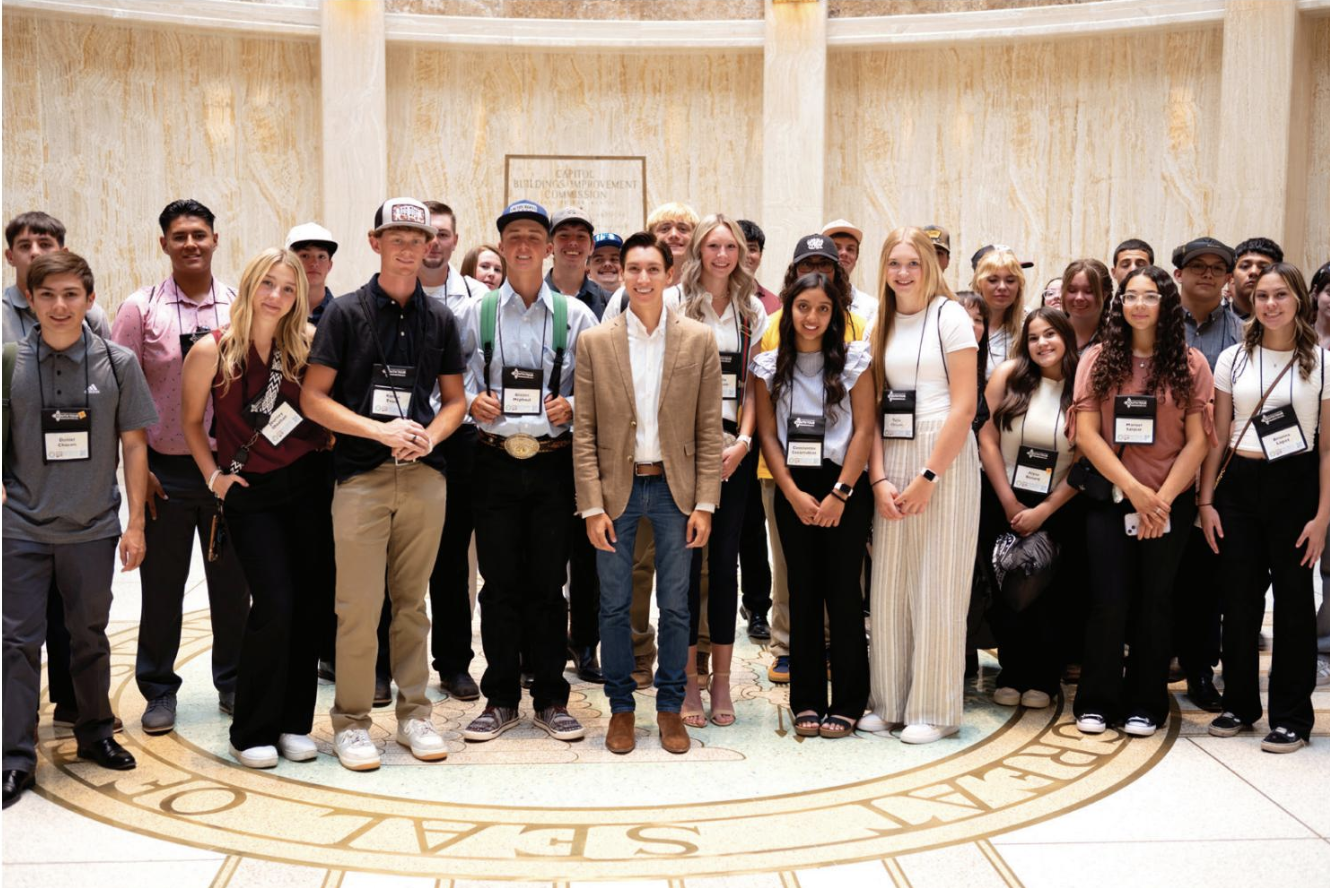 Local high school students learned civic skills and met with state and national officials as part of Youth Tour.