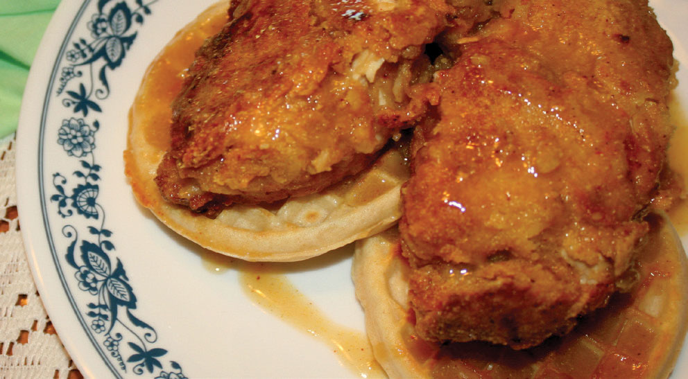 Perky Chicken & Waffles