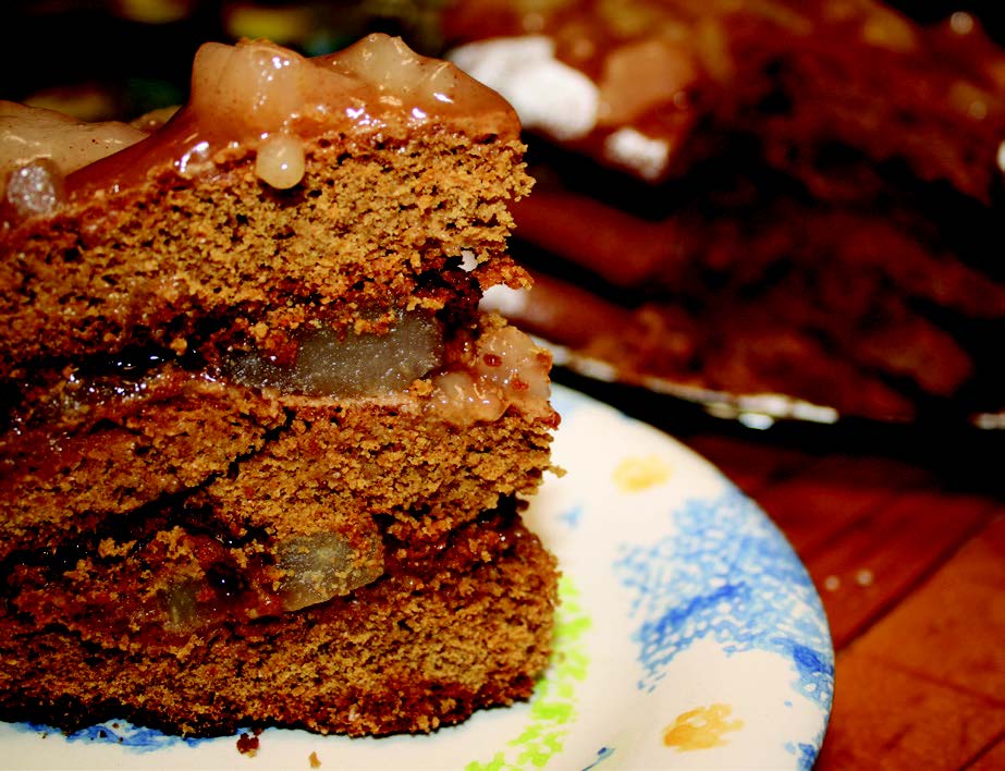 Apple Stack Molasses Cake