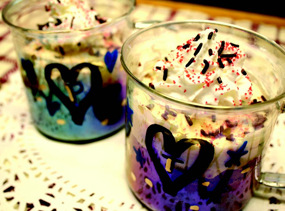 Red Velvet Mug Cakes