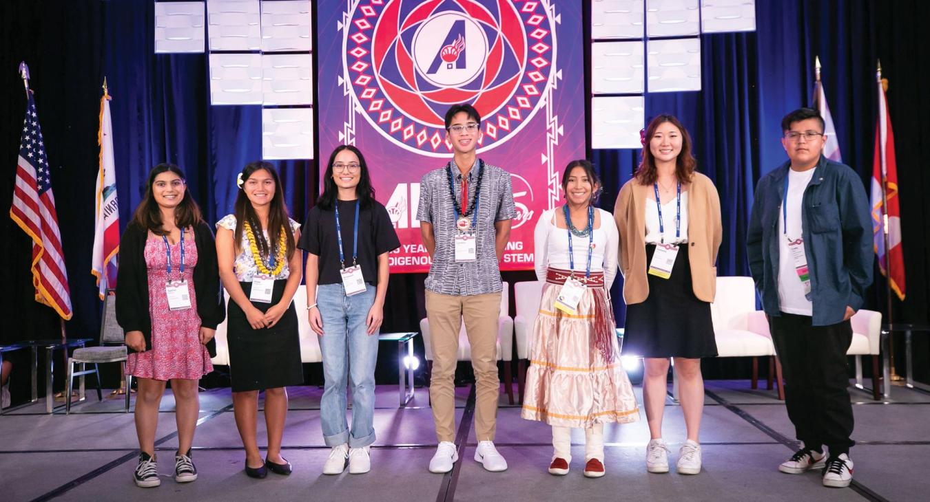 Students at the National AISES conference could participate in a career fair, research competitions, and take in keynote speeches.