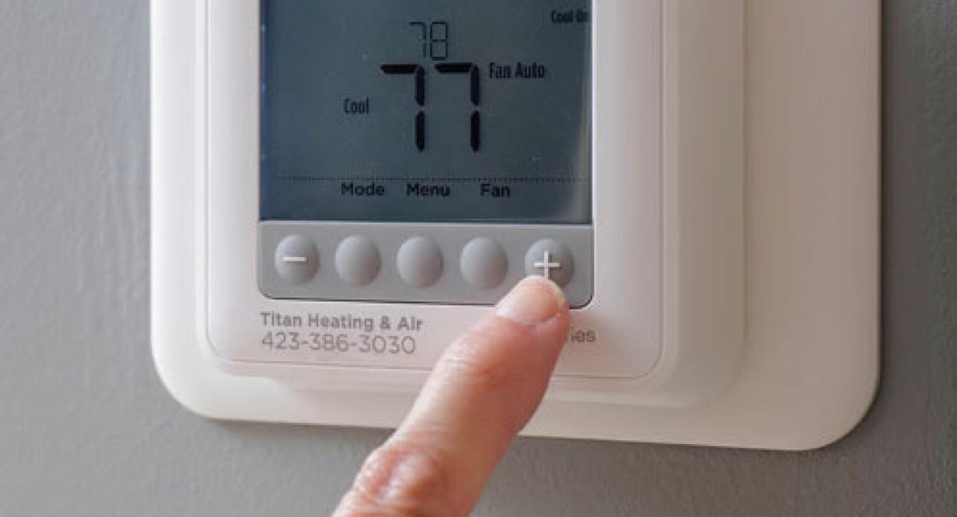 Adjusting your thermostat  can lower your heating and cooling costs. 