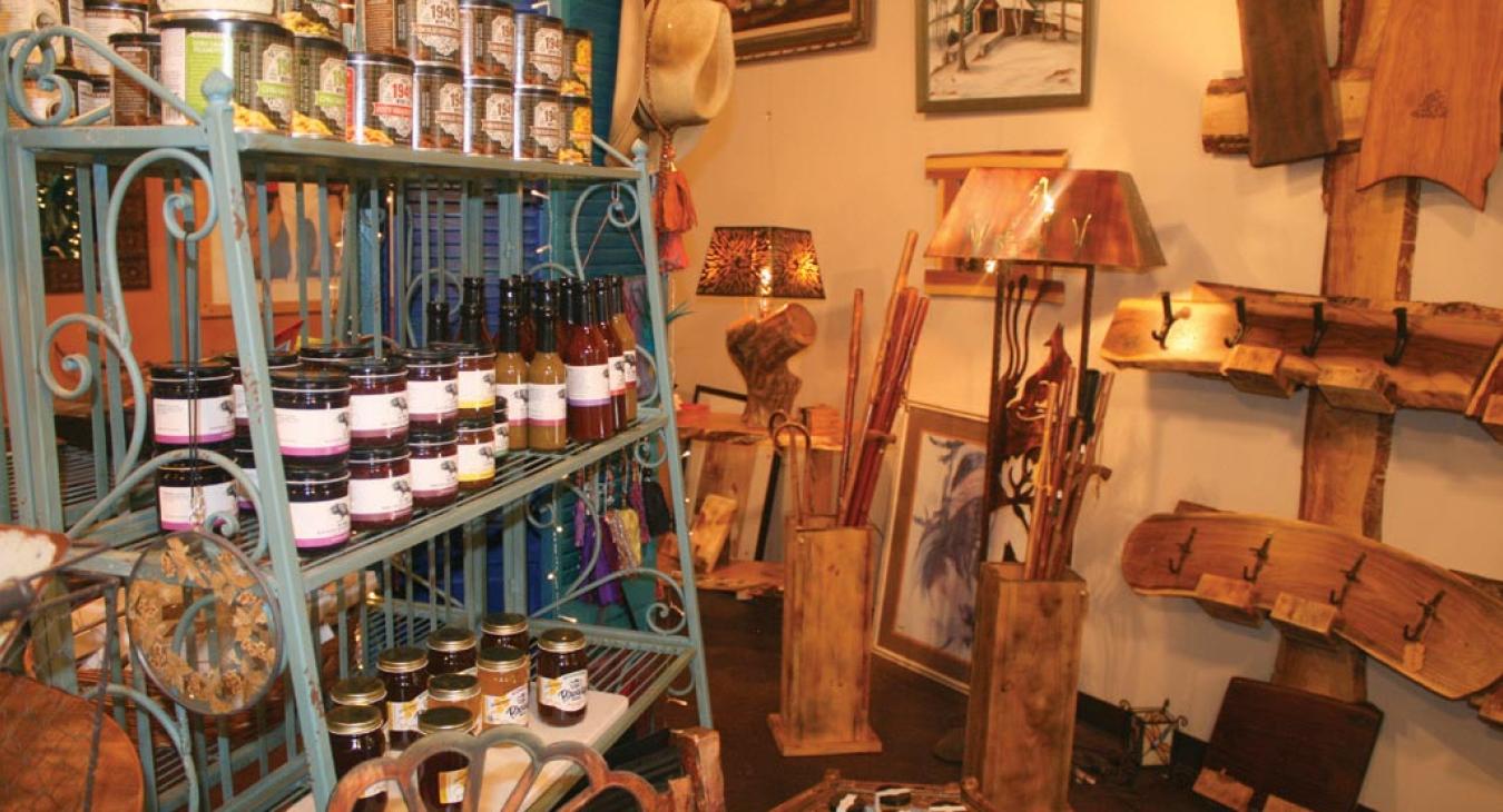 Cedar Creek Market also sells local artisan wares.