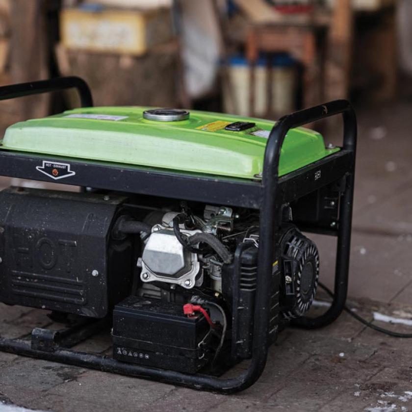 Standby generators are permanently mounted outside the home, then connected to the home’s electrical system. Standby generators run on propane or natural gas and must be installed by a professional electrician. ADOBE STOCK PHOTO BY SPHRANER