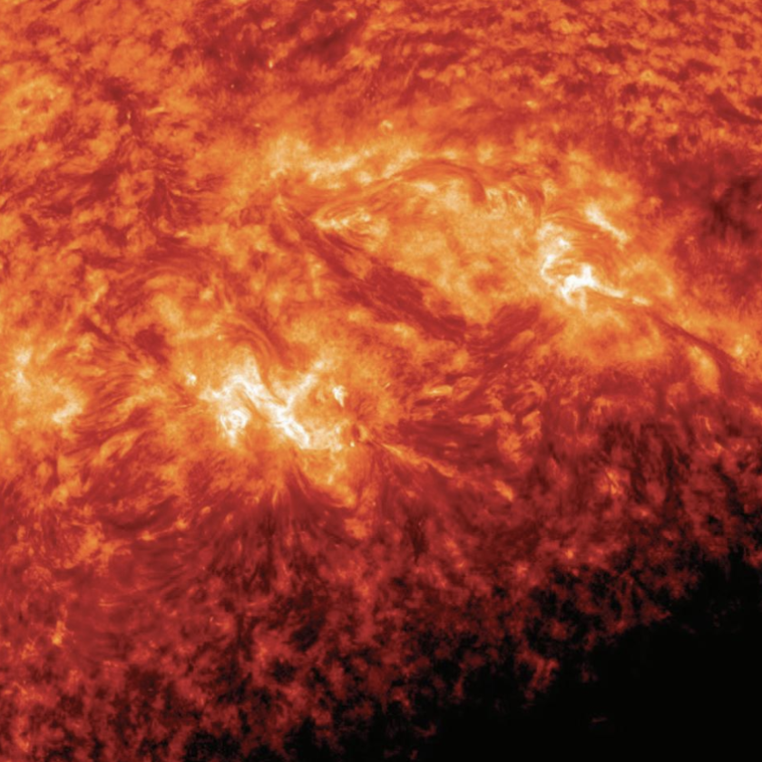 2024 will approach the maximum of the current sunspot cycle, making auroras more visible from New Mexico. PHOTO COURTESY OF NASA/GSFC/SDO.  